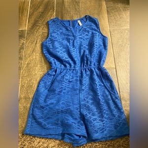 Blue romper